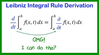 Leibniz Integral Rule  updated 💪 [upl. by Neveda563]