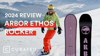 2024 Arbor Ethos Rocker Snowboard Review  Curated [upl. by Ramhaj581]