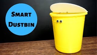 How to make Smart Dustbin with Arduino  Arduino Project [upl. by Ahsikit]