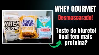 WHEY GOURMET VS FARINHA E LEITE  TESTE DO BIURETO [upl. by Enoch]