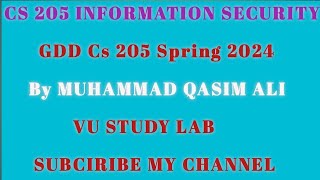 CS 205 Information security GDB SPRING 2024 [upl. by Garfinkel513]