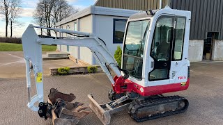 SOLD Takeuchi TB016 Mini Digger at Corsehouse Commercials Ayrshire [upl. by Stevens]