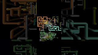 Windows 3D Pipes screensaver on verticallyarranged dual monitors [upl. by Celio]