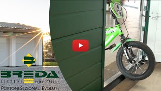 Porta Pedonale inserita Breda per Portoni Sezionali Garage [upl. by Asselem]