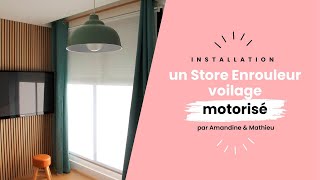 🇫🇷 Store Enrouleur – Comment poser un Store Intérieur électrique [upl. by Ardnaid]