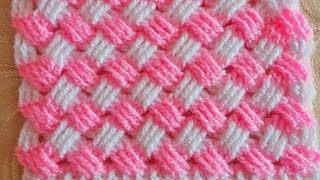 Puntos Tejidos a Crochet Muestra 15 Tutorial Paso a Paso [upl. by Vonni365]