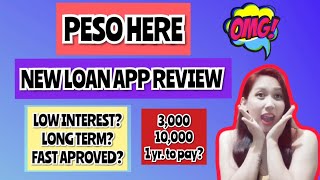 PESO HERE NEW LOAN APP REVIEW [upl. by Erdei71]