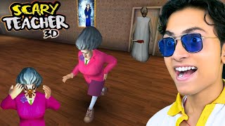 GRANNY PRANK IN SCARY TEACHER 3D😂 [upl. by Eednus]