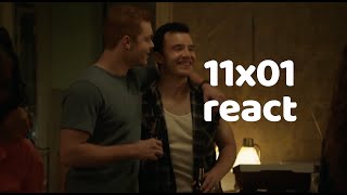 Gallavich Fans React 11x01 [upl. by Constancy585]