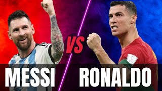 Messi Vs Ronaldo comparison cr7 [upl. by Haduhey663]