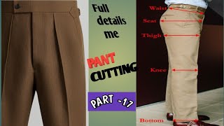 PART17 Professional Pant Cutting [upl. by Camilla]