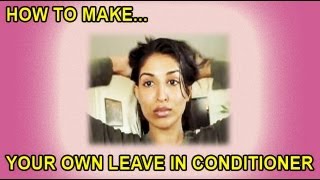 How To Make Your Own Leave in Conditioner  Rosemary Treatment [upl. by Swagerty]