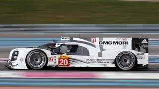 2014 Porsche 919 Hybrid Le Mans Prototype at Paul Ricard  TRACKSIDE [upl. by Soulier]