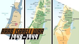 First ArabIsraeli War 1948  Political Background  COLD WAR [upl. by Gilemette]