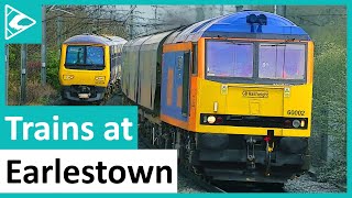 Trains at Earlestown 07042021 [upl. by Anyaled400]