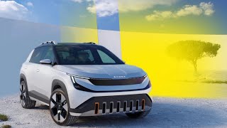 2025 skoda epiq  interior and exterior walkaround electric car [upl. by Ymer]