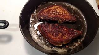 Old vs New Lodge Cast Iron Skillets Cooking French Toast [upl. by Assirac]