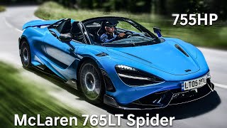 2021 McLaren 765LT Spider Fastest Convertible YET [upl. by Fritze]