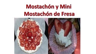 Mostachón y Mini Mostachón de Fresa [upl. by Negaet]