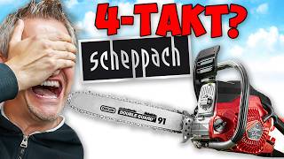 CHINA SCHROTT SCHEPPACH 4TAKT KETTENSÄGE TEST  WERKZEUG NEWS 288 [upl. by Nolyd]