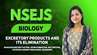 NSEJS  BIOLOGY  Excretory products and its elimination  Class 9 [upl. by Levins348]