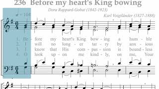 Hymnal 236 Before my hearts King bowing [upl. by Musihc]