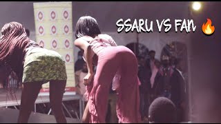 SSARU VS FAN  TWERKING COMPETITION  WHO WON [upl. by Nohsyar]