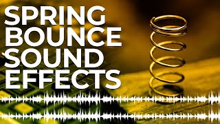 spring bounce sound effects in HD [upl. by Kilian]