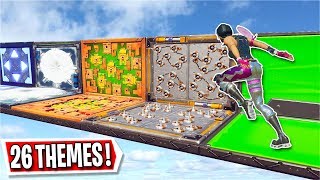 This Deathrun has 26 DIFFERENT Themes FUN Fortnite Creative [upl. by Sherourd]