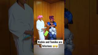 Kiekie and Tomike Adeoye are funny😂😂 kiekie tomikeadeoye fashion comedy africa funny love [upl. by Mimi]