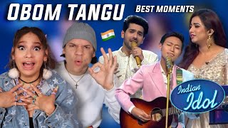 Waleska amp Efra React to Obom Tangu Best Moments in Indian Idol 14 ft Shreya Goshal Armaan Malik [upl. by Ynattir]