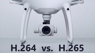 H 264 vs H 265 Which is Better DJI Phantom 4 Pro Test [upl. by Lleddaw573]