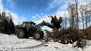 Forestry amp Barn Chores  A Day on a Small Dairy Farm [upl. by Belle]