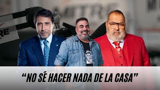 El pase de Eduardo Feinmann y Jorge Lanata con Roberto Moldavsky “No sé hacer nada de la casa” [upl. by Aruat]