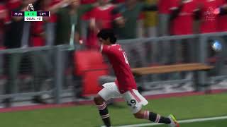 Youngster DMani Mellor lovely Goal  Manchester United  FIFA22 [upl. by Bandeen]