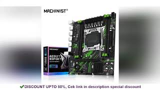 ✔️MACHINIST X99 PR9 X99 Motherboard Support LGA 20113 Intel Xeon E5 V3ampV4 CPU DDR4 RAM SATANVME M [upl. by Aehtna]