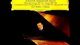 Karl Richter  Harpsichord Performances  Italian Concerto In F Major  III Presto  BWV 971 [upl. by Ifok194]