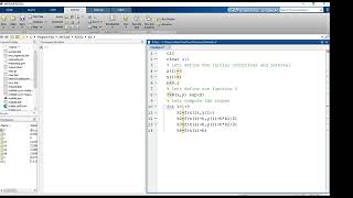 Implementation of the RungeKutta Fourth Order Method in MATLAB [upl. by Masterson412]