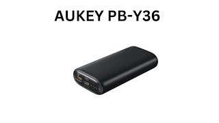 AUKEY PBY36 SPRINT GO PD 20W POWER BANK [upl. by Fleischer]