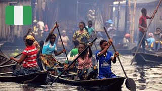 The way of water African Biggest Floating Slum in Makoko Lagos Nigeria [upl. by Sabanrab]