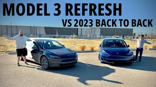 New vs Old Tesla Model 3 All Changes Are Giving Us Mixed Feelings [upl. by Desiri]