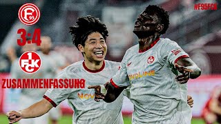 Fortuna Düsseldorf  1 FC Kaiserslautern 34 Zusammenfassung 2 Bundesliga 202425 [upl. by Aerdua]