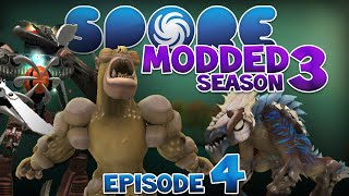 SPORE Modded  ROBOTS AND EPICS  Ep4 Season3  Spore Creature Stage [upl. by Castor921]