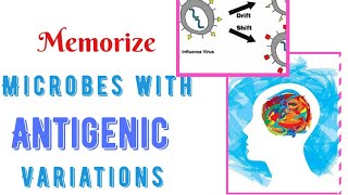 Microorganisms with Antigenic Variations mnemonic [upl. by Asereht]