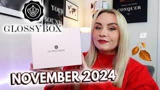 SNEAK PEEK GLOSSYBOX NOVEMBER 2024 UNBOXING 💗 MISS BOUX [upl. by Noxin324]