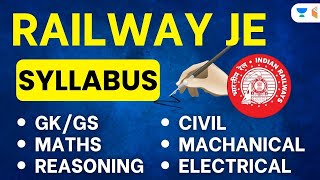 Railway JE Syllabus  RRB JE Complete Syllabus with Exam Pattern Tech amp NonTech  Wifistudy [upl. by Yrro]