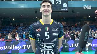 Alessandro Michieletto po meczu Asseco Resovia  Trentino [upl. by Horan]