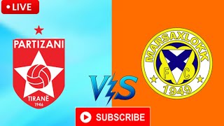 UEFA Europa Conference live  Partizani Tirana vs Marsaxlokk FC [upl. by Enaed]