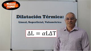 Dilatación Térmica Lineal Superficial Volumétrica [upl. by Maillij45]