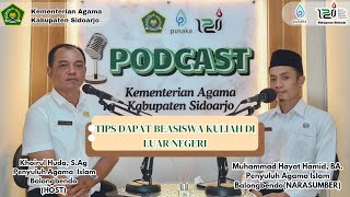 TIPS DAPAT BEASISWA KULIAH DI LUAR NEGERI PENYULUH AGAMA ISLAM KEC BALONGBENDO [upl. by Noram]